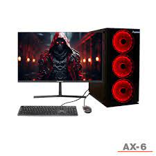 equipo atx gamer ax-6 + monitor 22” fhd