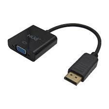 conv displayport a vga 1920x1080p (negro) full copper 20cm xue® garantia 1 año