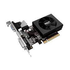 tarj. video pcie ddr3 2gb palit nvidia geforce gt710 vga/dvi/hdmi-2080h lp (heatsink) neat7100hd46-2080h garantia 1 año