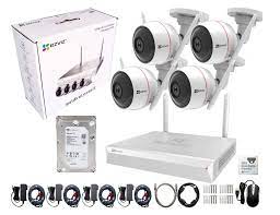 kit inalámbrico ezviz con nvr 4ch. 4 cam 1080p
exterior ip 66 + accesorios