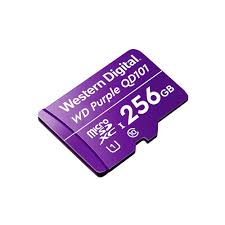 microsd wd purple clase 10
256gb para videovigilancia 24/7 -
3 años de garantia