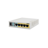 (rb260gsp) switch mikrotik 5 puertos poe (pasivo) (1in/4out) gigabit ethernet y 1 sfp