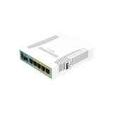 (hex poe) routerboard 5 puertos gigabit ethernet poe 802.3at, 1 puerto usb