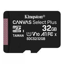 memoria kingston micro sd/adaptador 32gb sdcs2/32gb clase 10 canvas selet plus