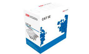 cable utp cat 5e gris uso cctvcm 25awg 0.45mm ul
hikvision x 305 mts 100% cobre