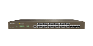 switch administrable capa 2 10/100mbps 24p gigabit+4p gigabit sfp proteccion 6kv montaje en rack
19