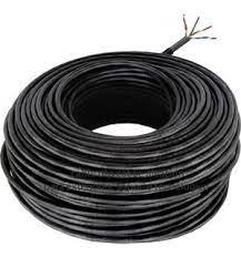 carrete de cable utp exterior cat 5e chaqueta color negro x 100
metros cobre/aliación 60% 40% marca get