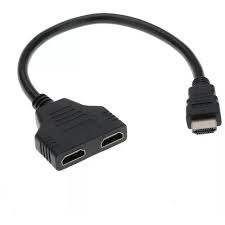 adapatador hdmi 1 entrada 2 salidas