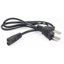 cable de poder tipo grabadora, para laptops, televisores, grabadoras tipo 8