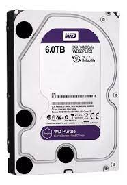 DISCO DURO 6TB WESTERN DIGITAL
PURPLE 3.5" - 24/8