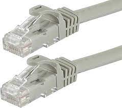 cable de interconexion trenzado cat5e gris 7 pies nexxt