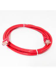 cable de interconexion trenzado cat5e rojo 7 pies nexxt