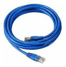 cable de interconexion trenzado cat5e azul 3 pies nexxt