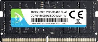 ram ddr5 pc5-38400 16gb 4800mhz cl40 1.1v laptop crucial ct16g48c40s5  garantia 5 años