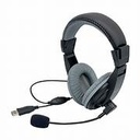 diadema usb 2.0 xue® g320 mic giratorio negra c/control en cable garantia 6 meses