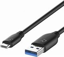 conv usb-a 3.0 a usb-c 5v-3a 1m color negro braided garantia 1 año