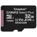 memoria micro sd 32gb class 10 kingston canvas sdcs2/32gb con adapt garantia 5 años