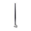 pedestal de piso para lectores de rostro
hikvision de la serie ds-k1t607 y ds-k1t671