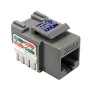 modulo rj45 cat6 para terminacion tipo 110 gris