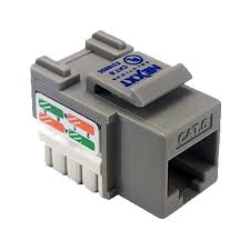 [AW120NXT21] modulo rj45 cat6 para terminacion tipo 110 gris