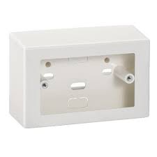 [CAJA 2X4 DEXSON] caja 2x4 sobreponer 40mm fondo  
blanca sin tuerca marca dexson