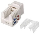 modulo rj45 cat6 para terminacion tipo 110 blanco