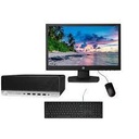 equipo completo cpu hp tiny prodesk 400 g6 + monitor p24 g4 23.8”