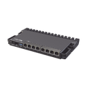 (rb5009ug+s+in) routerboard, cpu 4 núcleos, 8 puertos gigabit, 1 sfp+, solo routeros v7