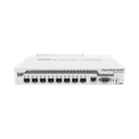 (crs309-1g-8s+in) switch administrable sistema operativo dual, puerto 1g rj45, 8 puertos 10g sfp+ para escritorio