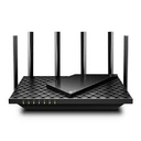 router ax5400 de doble banda wi-fi 6, velocidad: 574 mbps en 2.4 ghz + 4804 mbps en 5 ghz, 6×
antenas, cpu qualcomm de 1 ghz dual-core, 1 puerto gigabit wan + 4 puertos gigabit lan, 1
puerto usb 3.0, 1024-qam, ofdma, he160, tether app, seguridad wpa3, modo access point