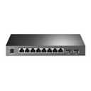 switch administrable gigabit poe de 8 puertos, 8 puertos gigabit rj45, 2 ranuras sfp, 802.3af,
alimentación poe 53watts, caja de acero de escritorio, 802.1q vlan, stp / rstp / mstp, igmp
snooping, 802.1p / dscp qos, acl , 802.1x, radius / tacacs + autenticación, lacp, cli, snmp,
imagen dual