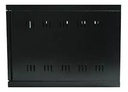 rack para pared 27,6cm x52cm x30 cm, color negro con chapa