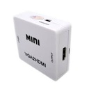 convertidor de hdmi a vga modelo caja mini, incluye salida de audio
puerto 3,5mm