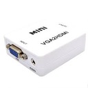 convertidor de vga a hdmi modelo caja mini, incluye entrada de audio
puerto 3,5mm