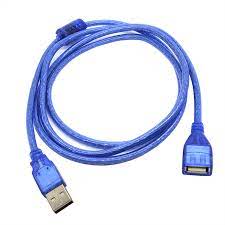 [USB EXT 3M DES] cable extencion usb 2.0 x 3 metros mas filtro desoxigenida